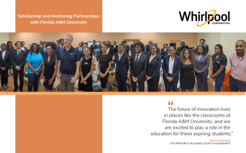 Whirlpool Corp. Announces Scholarship and Mentoring Partnerships with Florida A&M University