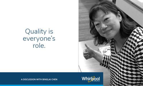 ‘Quality Time’, A Discussion with Whirlpool Corporate Global Quality Director