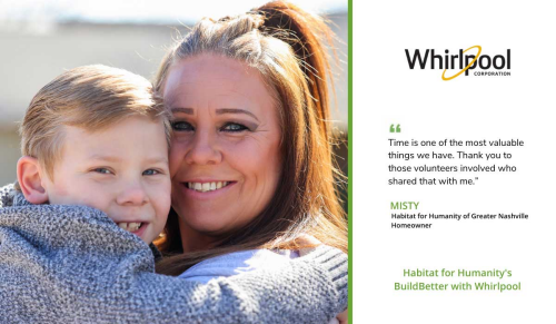 Habitat homeowner Misty finds new sense of safety and stability for herself and young son in new home