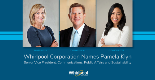 Whirlpool Corporation Names Pamela Klyn Senior Vice President, Communications, Public Affairs and Sustainability