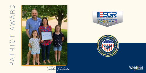 Prehoda Earns Patriot Award from Employer Support of the Guard and Reserve