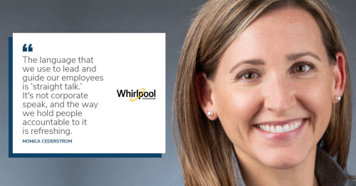 ‘Uncharted Territory’, New VP of Human Resources Monica Cederstrom talks about joining Whirlpool Corp during a pandemic