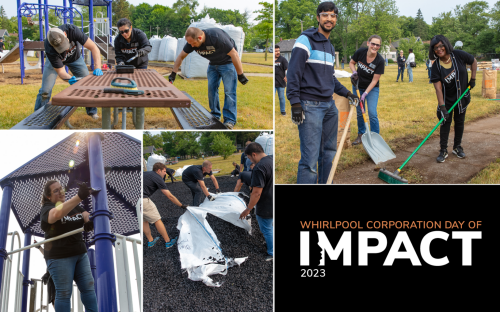 Whirlpool Corporation and the City of Benton Harbor Collaborate to Revitalize Broadway Park at “Day of Impact” Event