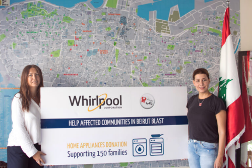 Whirlpool Corporation donates home appliances to support more than 100 families affected by Beirut Port blast