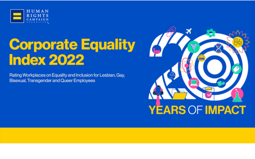 Whirlpool Corp. earns a perfect 100 score on Human Rights Campaign Foundation’s annual assessment of LGBTQ+ workplace equality for 19th year