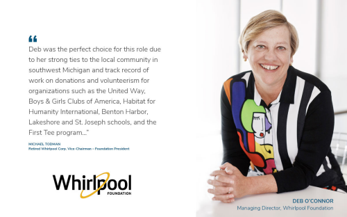 Whirlpool Foundation names Deb O’Connor as Managing Director