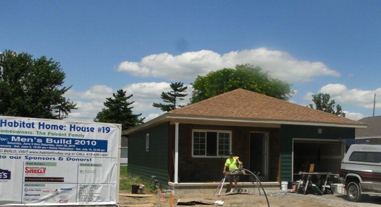 Another Habitat home built by Whirlpool employees in Hancock County, OH