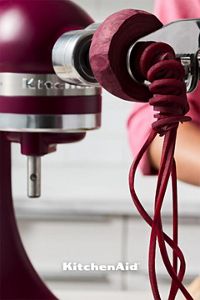 KitchenAid spiralizer with a beetroot