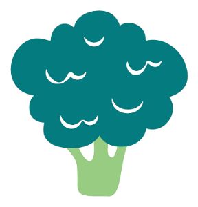 Broccoli Sticker for Feel Good Fridge