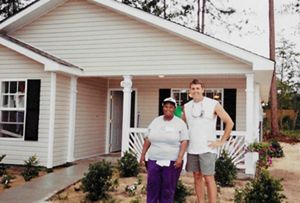 Tom Schwyn at Habitat for Humanity build in Valdosta, Georgia, 2003