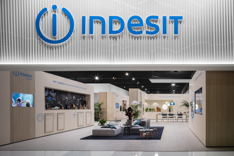 Indesit Booth at Eurocucina 2018