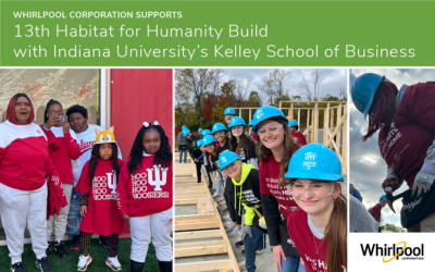 Whirlpool Corporation Supports 13th Habitat for Humanity Build with Indiana University’s Kelley School of Business