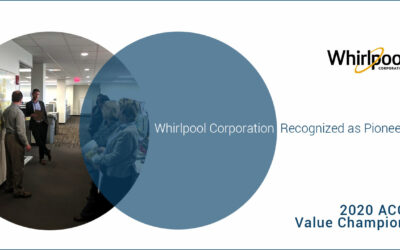 Association of Corporate Counsel  Announces Whirlpool Corporation as a 2020 ACC Value Champion