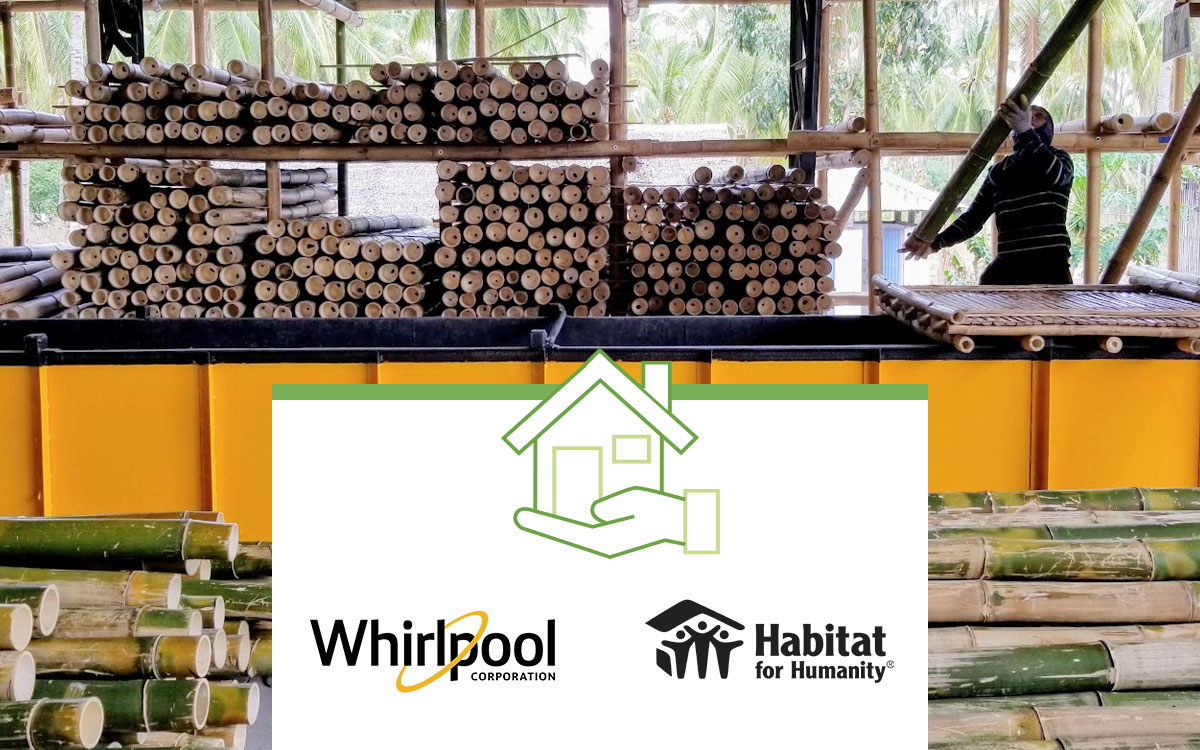 Asia-Pacific Housing Forum with Whirlpool and Habitat for Humanity. Photo of Kawayan Collective — A bamboo social enterprise, Philippines