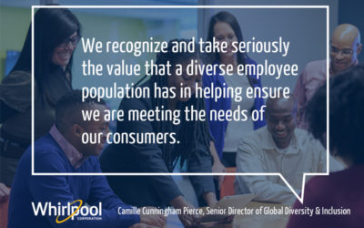 Whirlpool Corporation named a Best Employer for Diversity in 2019