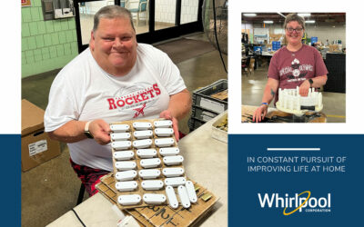 Brookhill Industries, Inc. provides individuals with developmental disabilities sub-assembly work through Whirlpool Corp.’s Ottawa, Ohio plant