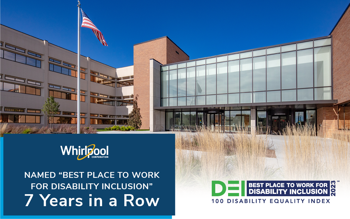 exterior image of Whirlpool Global Headquarters in Benton Harbor, Michigan