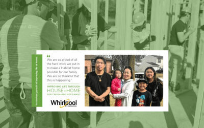 Family finds hope for the future through Habitat for Humanity’s BuildBetter with Whirlpool