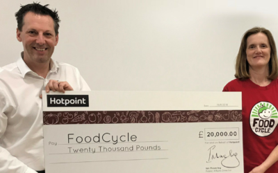 Hotpoint raises £20,000 for FoodCycle