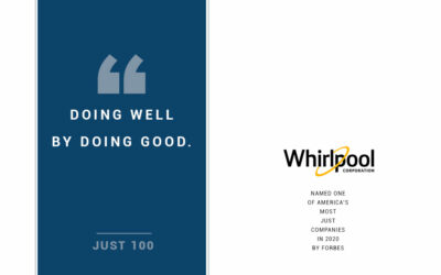 Forbes Names Whirlpool Corporation to the Just 100: Companies Doing Right By America