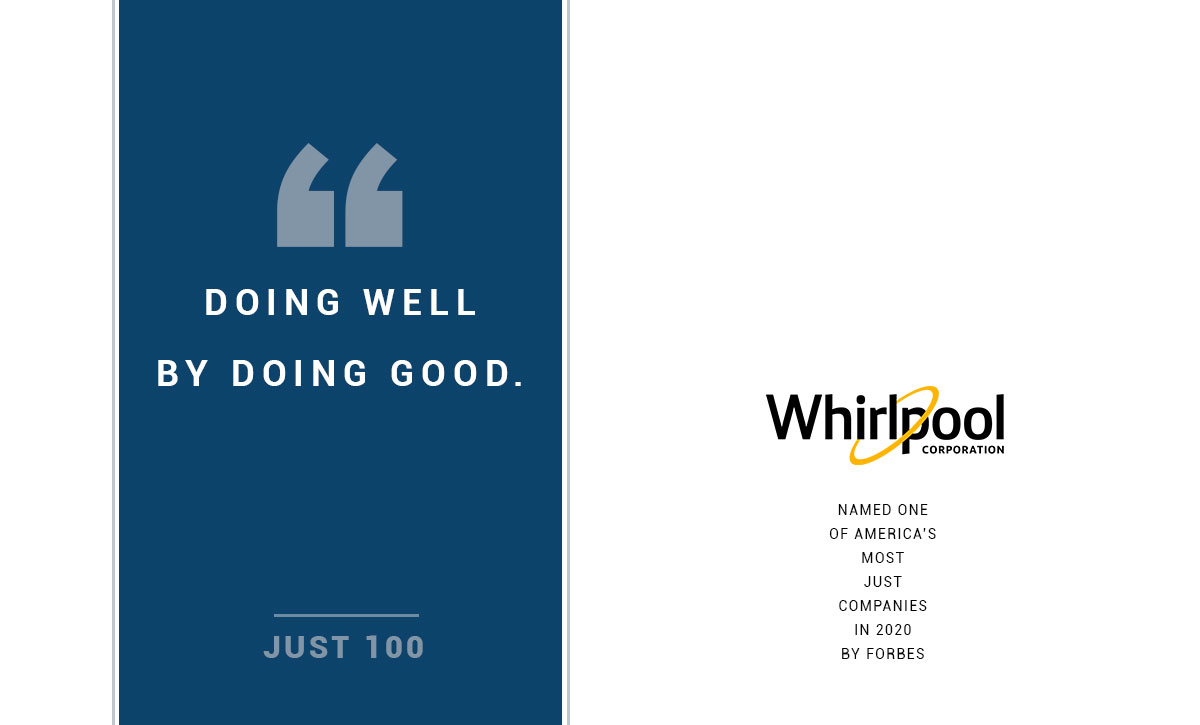 Whirlpool Named to Just 100 list for 2020