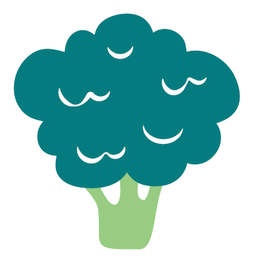 Broccoli Sticker for Feel Good Fridge