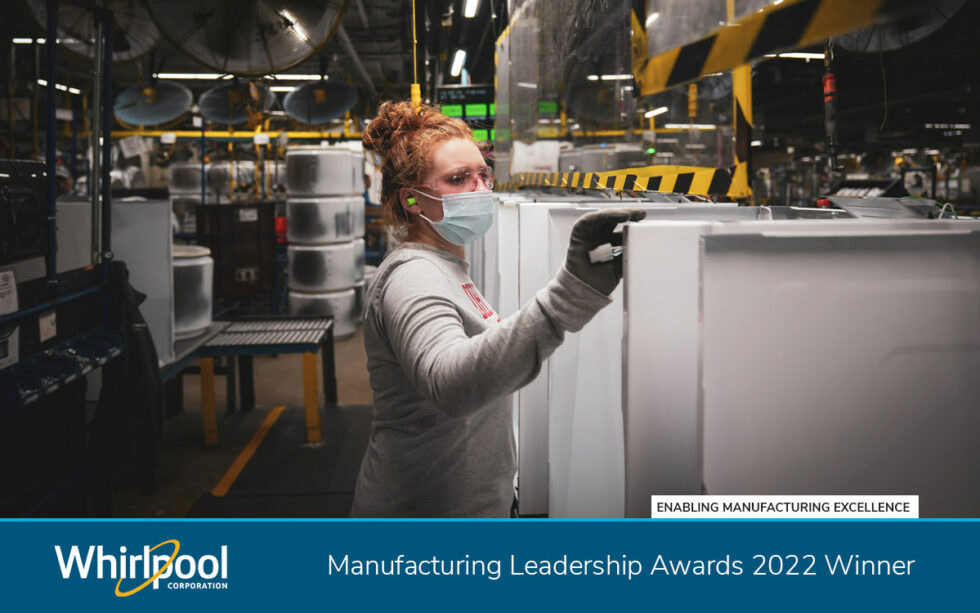 Whirlpool Corp. recognized as Manufacturing Leadership Awards 2022