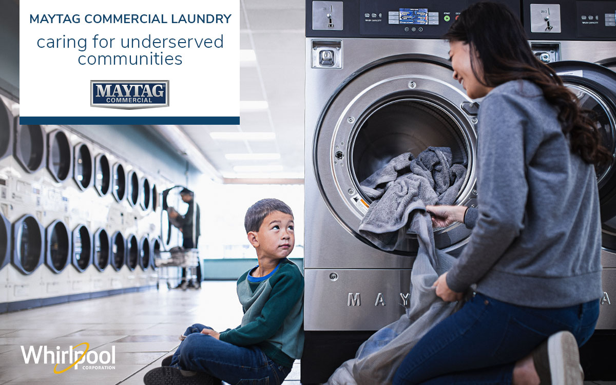 Maytag Commercial Laundry cares for underserved communities