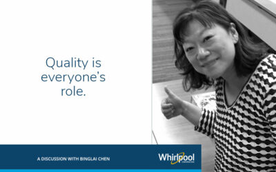 ‘Quality Time’, A Discussion with Whirlpool Corporate Global Quality Director