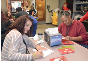 Whirlpool Corporation employees send huge holiday greetings to heroes