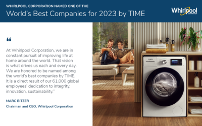 Whirlpool Corporation Named One of the World’s Best Companies for 2023 by TIME