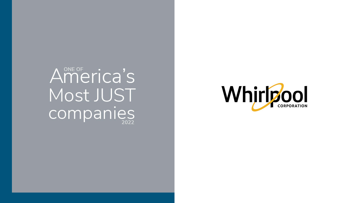 Whirlpool Corporation, one of America's most JUST companies in 2022