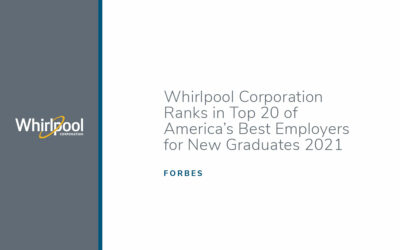 Forbes Ranks Whirlpool Corporation One of America’s Best Employers for New Grads