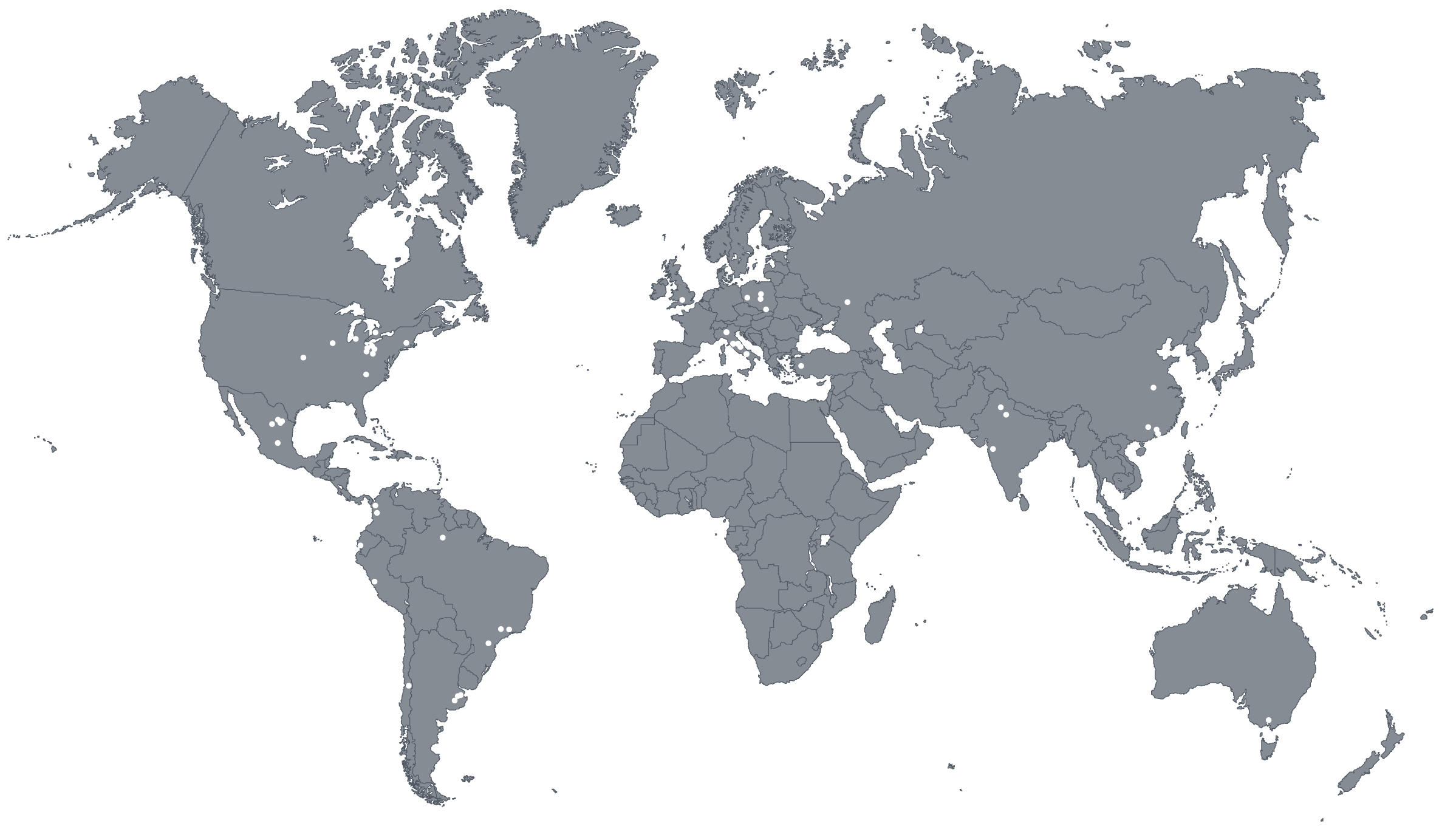Whirlpool 2021 Global locations