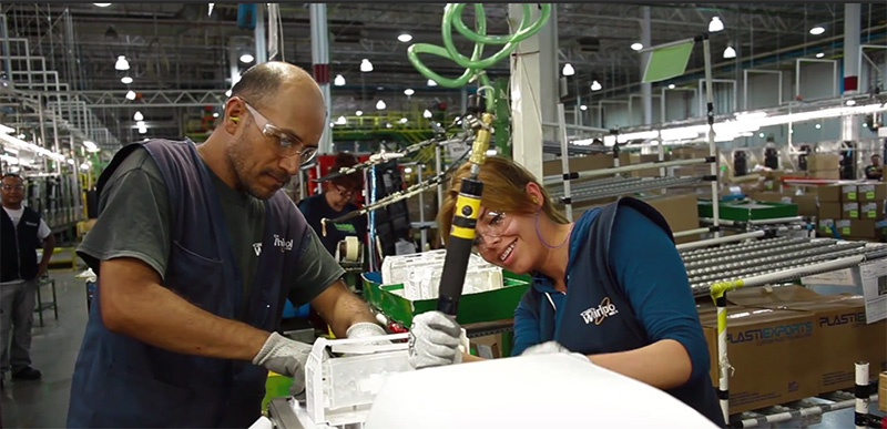 Manufacturing employees in Ramos, Arizpe, Mexico