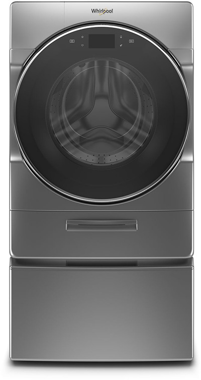 Whirlpool brand Smart All-In-One Washer & Dryer - Chrome